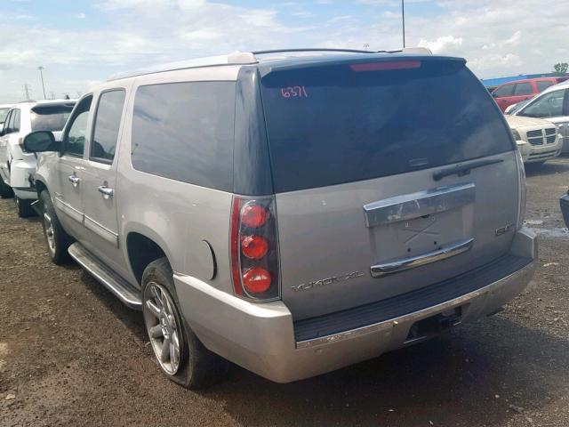 1GKFK66828J206371 - 2008 GMC YUKON XL D TAN photo 3