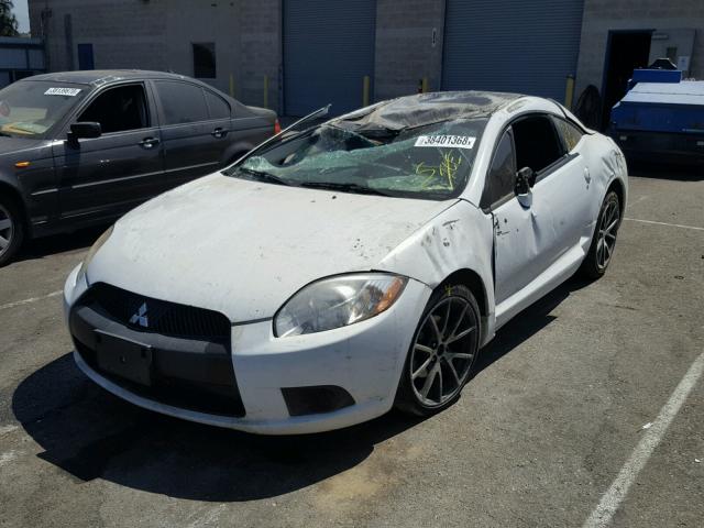 4A31K5DF5CE005161 - 2012 MITSUBISHI ECLIPSE GS WHITE photo 2