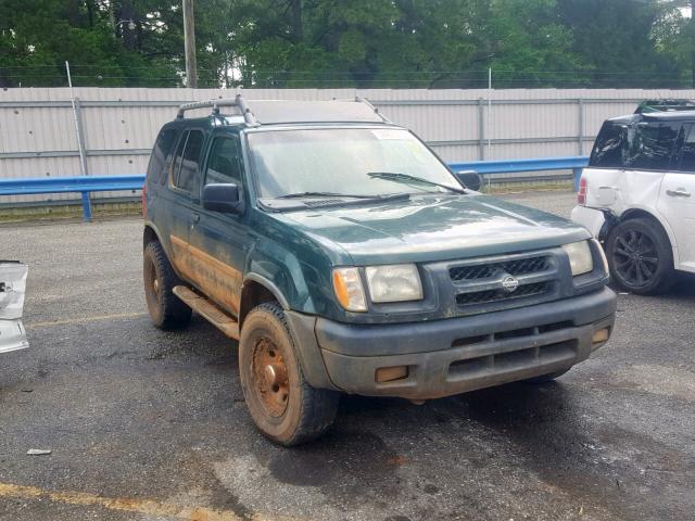 5N1ED28Y7YC566324 - 2000 NISSAN XTERRA XE GREEN photo 1