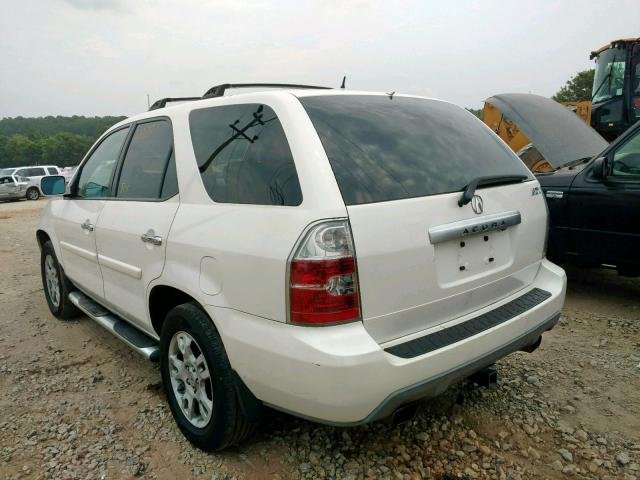 2HNYD18836H537645 - 2006 ACURA MDX TOURIN WHITE photo 3