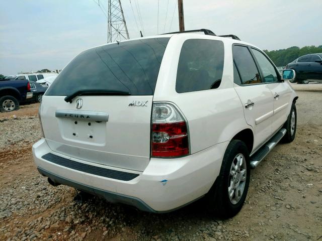 2HNYD18836H537645 - 2006 ACURA MDX TOURIN WHITE photo 4