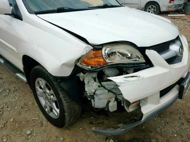 2HNYD18836H537645 - 2006 ACURA MDX TOURIN WHITE photo 9