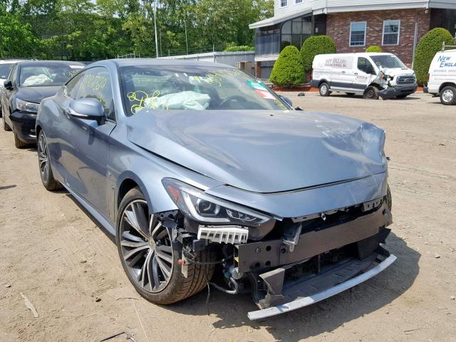 JN1EV7EKXJM341428 - 2018 INFINITI Q60 LUXE 3 BLUE photo 1