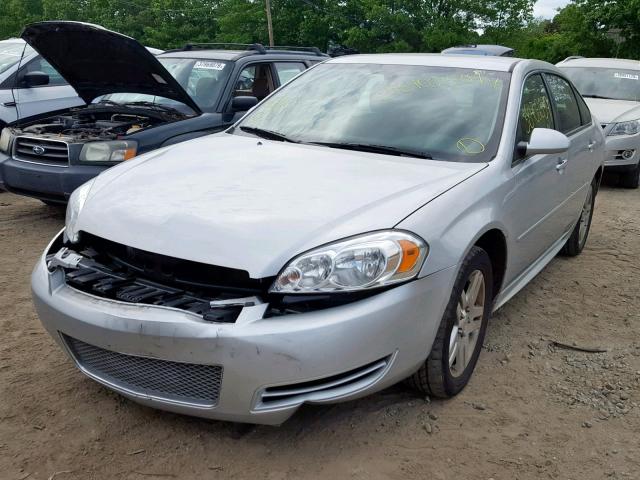 2G1WB5E3XG1189333 - 2016 CHEVROLET IMPALA LIM SILVER photo 2