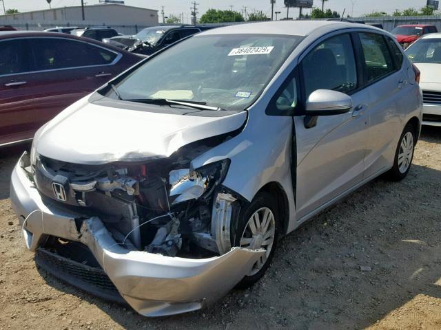 3HGGK5H52FM771833 - 2015 HONDA FIT LX SILVER photo 2