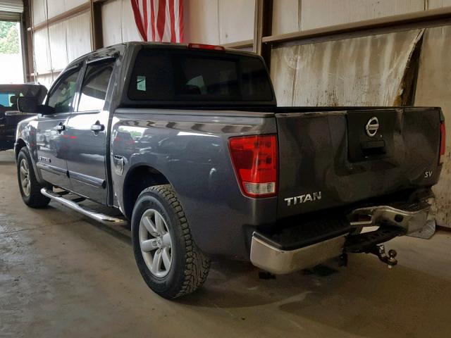 1N6AA0EK6CN315482 - 2012 NISSAN TITAN S SILVER photo 3