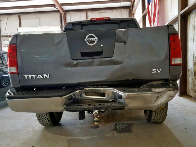 1N6AA0EK6CN315482 - 2012 NISSAN TITAN S SILVER photo 9