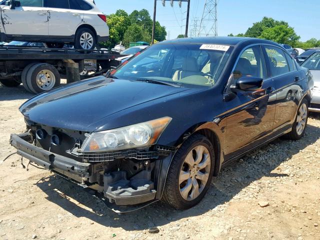 1HGCP26848A133966 - 2008 HONDA ACCORD EXL BLACK photo 2