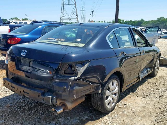 1HGCP26848A133966 - 2008 HONDA ACCORD EXL BLACK photo 4