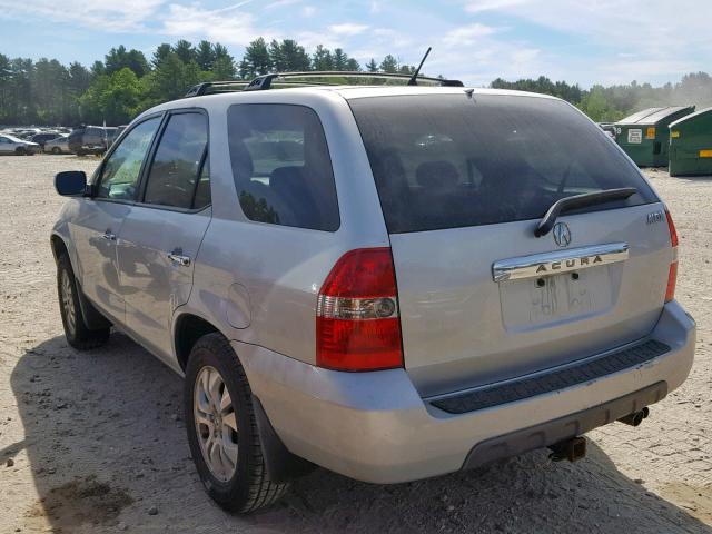 2HNYD18693H539216 - 2003 ACURA MDX TOURIN SILVER photo 3