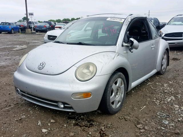 3VWCP21C11M469297 - 2001 VOLKSWAGEN NEW BEETLE თეთრი ფოტო 2