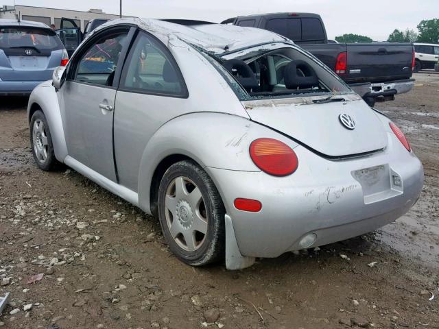 3VWCP21C11M469297 - 2001 VOLKSWAGEN NEW BEETLE თეთრი ფოტო 3