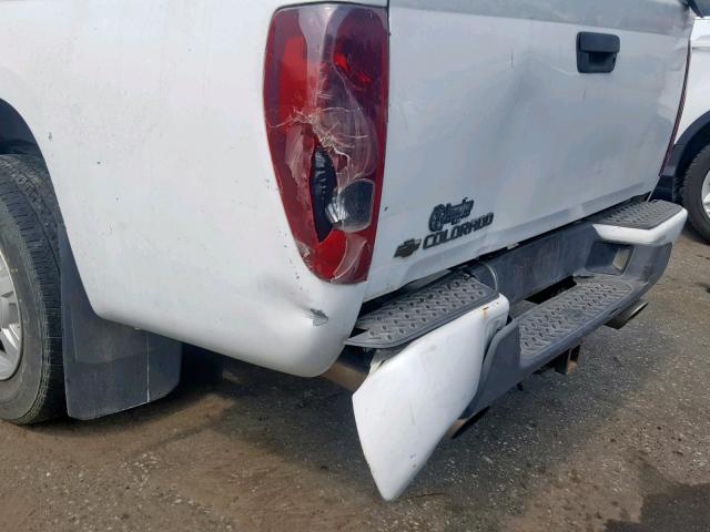 1GCCS149978227916 - 2007 CHEVROLET COLORADO WHITE photo 9