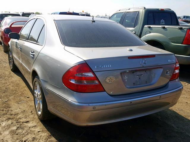 WDBUF83J85X186841 - 2005 MERCEDES-BENZ E 500 4MAT TAN photo 3