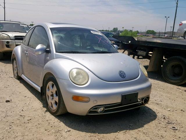 3VWCP21C32M408888 - 2002 VOLKSWAGEN NEW BEETLE ვერცხლისფერი ფოტო 1
