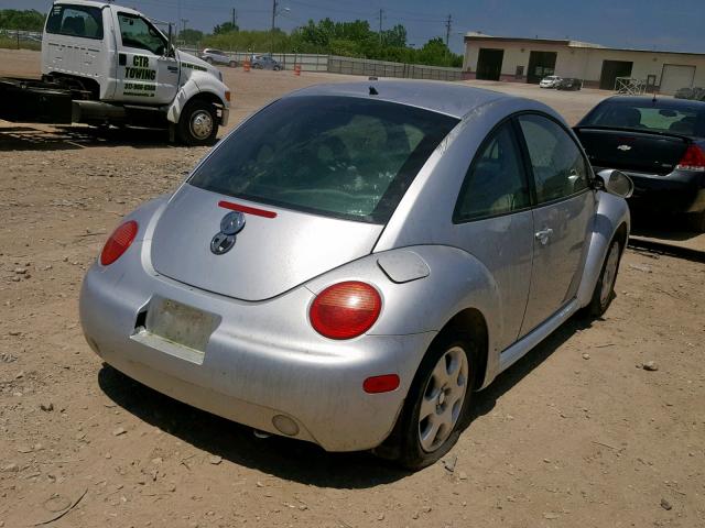3VWCP21C32M408888 - 2002 VOLKSWAGEN NEW BEETLE ვერცხლისფერი ფოტო 4