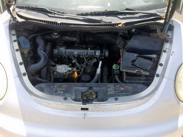 3VWCP21C32M408888 - 2002 VOLKSWAGEN NEW BEETLE ვერცხლისფერი ფოტო 7