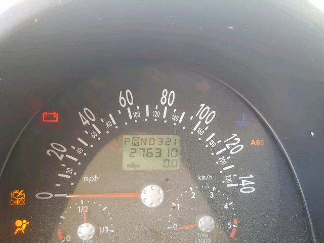 3VWCP21C32M408888 - 2002 VOLKSWAGEN NEW BEETLE ვერცხლისფერი ფოტო 8