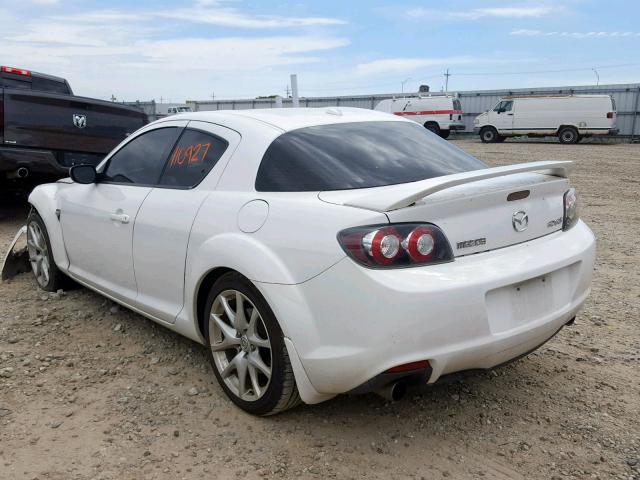 JM1FE17M490401347 - 2009 MAZDA RX8 WHITE photo 3