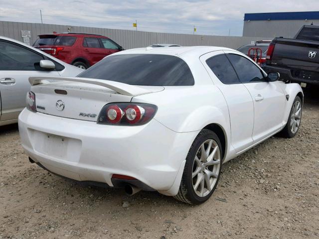 JM1FE17M490401347 - 2009 MAZDA RX8 WHITE photo 4