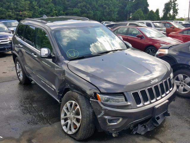 1C4RJFBG1FC206002 - 2015 JEEP GRAND CHER GRAY photo 1