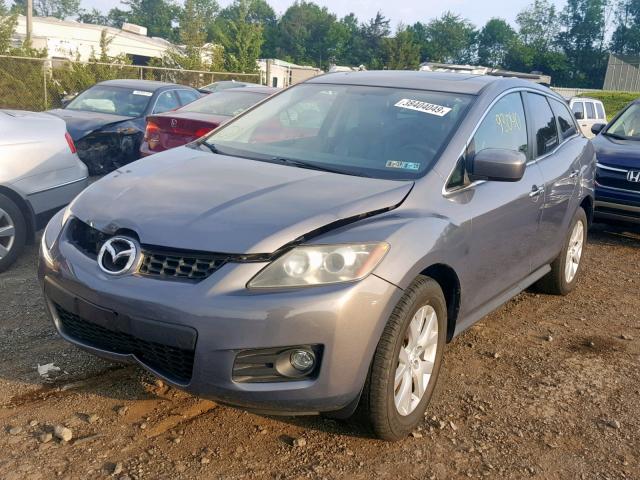 JM3ER29L580203361 - 2008 MAZDA CX-7 GRAY photo 2