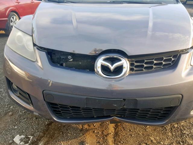 JM3ER29L580203361 - 2008 MAZDA CX-7 GRAY photo 9