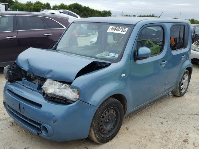 JN8AZ2KR2AT154991 - 2010 NISSAN CUBE BASE BLUE photo 2