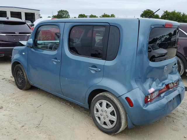 JN8AZ2KR2AT154991 - 2010 NISSAN CUBE BASE BLUE photo 3