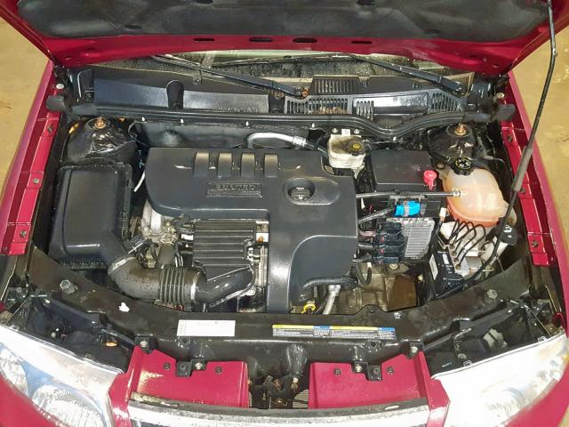 1G8AL58B37Z181769 - 2007 SATURN ION LEVEL BURGUNDY photo 7