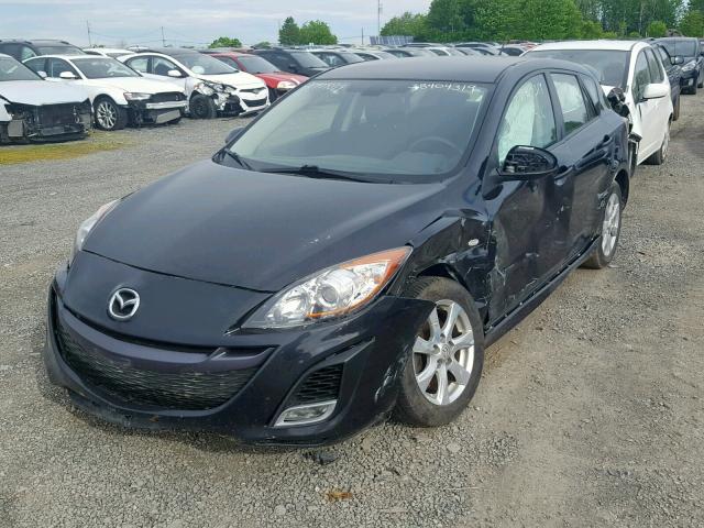 JM1BL1H52A1230527 - 2010 MAZDA 3 S BLACK photo 2