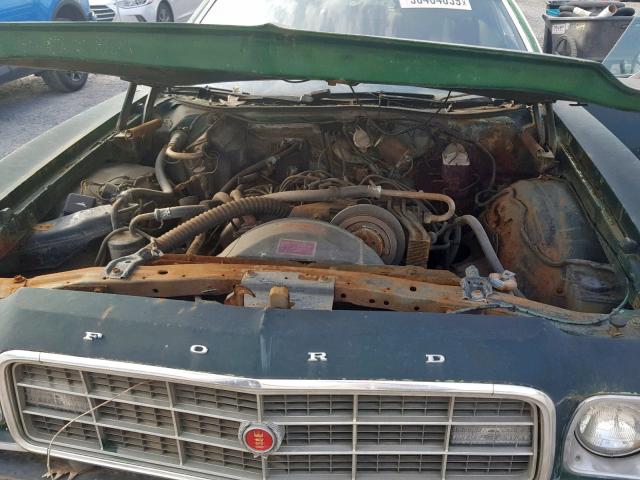 3B30H106324 - 1973 FORD TORINO GREEN photo 7