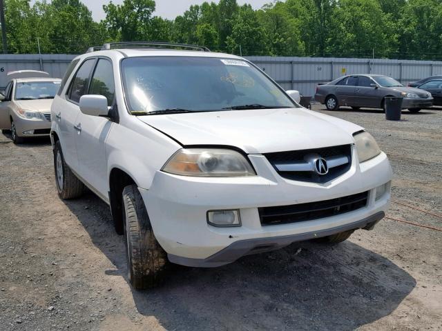 2HNYD189X6H520298 - 2006 ACURA MDX TOURIN WHITE photo 1