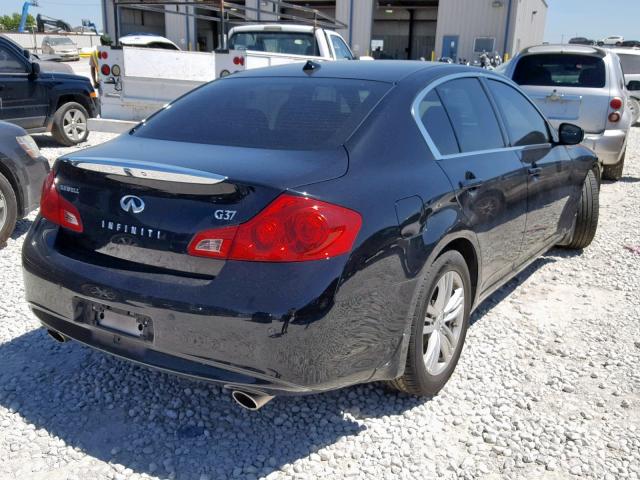 JN1CV6AP3DM720424 - 2013 INFINITI G37 BASE BLUE photo 4