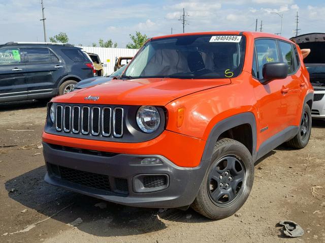 ZACCJAAT2GPD68676 - 2016 JEEP RENEGADE S Narıncı foto 2