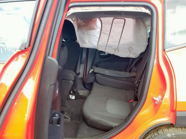 ZACCJAAT2GPD68676 - 2016 JEEP RENEGADE S Narıncı foto 6