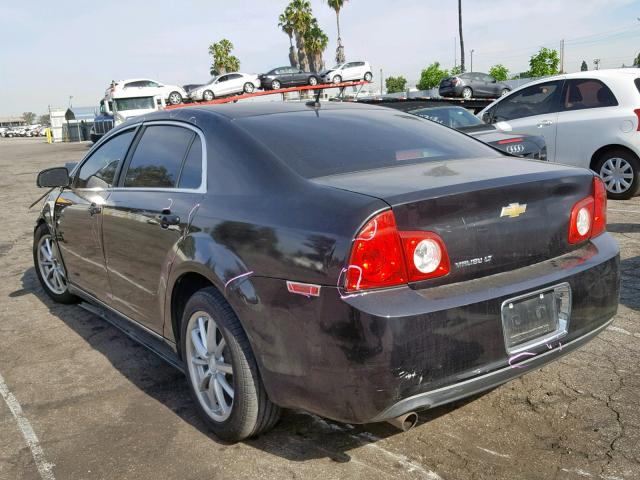 1G1ZC5EBXA4105153 - 2010 CHEVROLET MALIBU 1LT BLACK photo 3