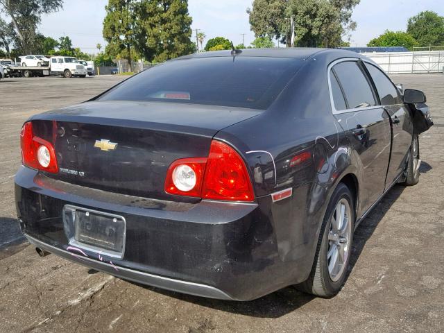 1G1ZC5EBXA4105153 - 2010 CHEVROLET MALIBU 1LT BLACK photo 4