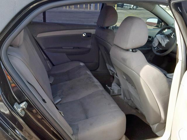 1G1ZC5EBXA4105153 - 2010 CHEVROLET MALIBU 1LT BLACK photo 6