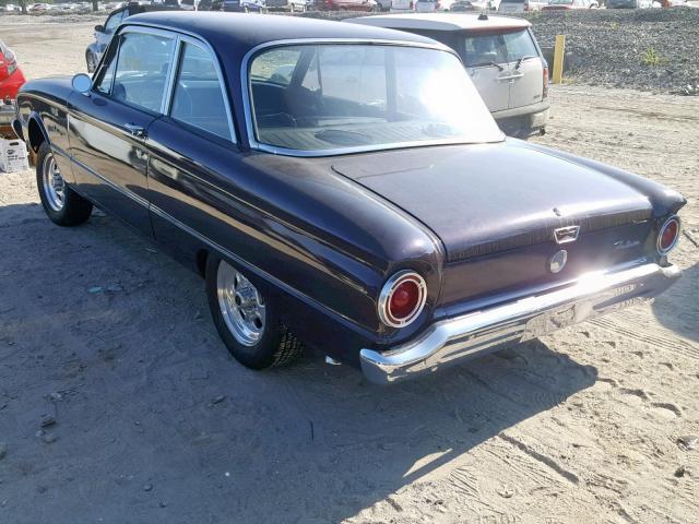 0H11S172021 - 1960 FORD FALCON PURPLE photo 3