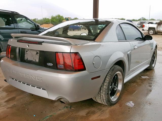 1FAFP42X0YF112027 - 2000 FORD MUSTANG GT SILVER photo 4