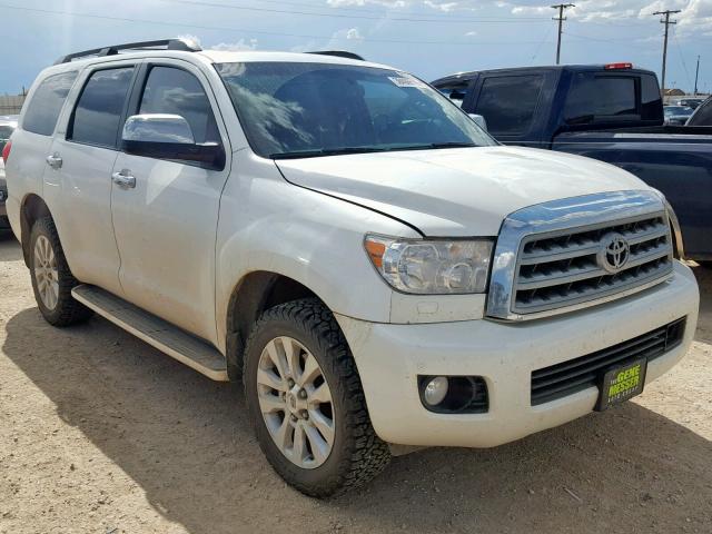 5TDDW5G19CS058900 - 2012 TOYOTA SEQUOIA PL WHITE photo 1