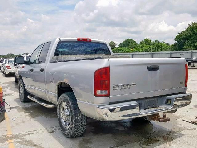 3D7KA28C54G178851 - 2004 DODGE RAM 2500 S ვერცხლისფერი ფოტო 3