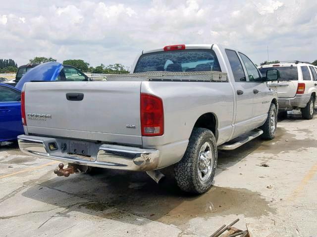 3D7KA28C54G178851 - 2004 DODGE RAM 2500 S ვერცხლისფერი ფოტო 4
