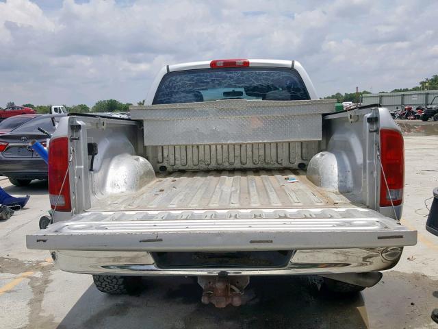 3D7KA28C54G178851 - 2004 DODGE RAM 2500 S ვერცხლისფერი ფოტო 9