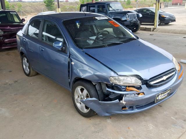 KL1TG56626B648896 - 2006 CHEVROLET AVEO LT BLUE photo 1