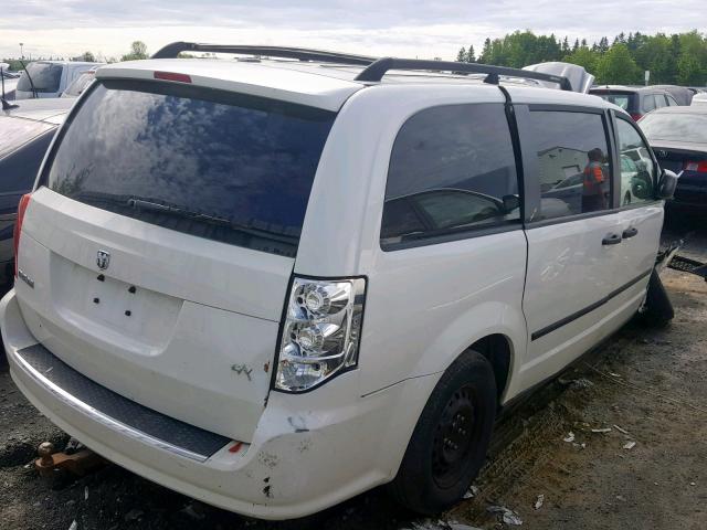 2C4RDGAG1CR262507 - 2012 DODGE RAM VAN WHITE photo 4