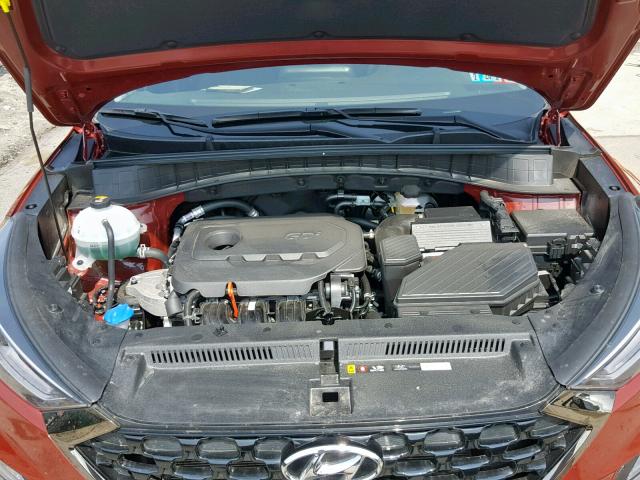 KM8J3CAL1KU927246 - 2019 HYUNDAI TUCSON LIM RED photo 7