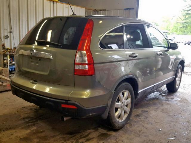 JHLRE487X7C111541 - 2007 HONDA CR-V EXL GREEN photo 4