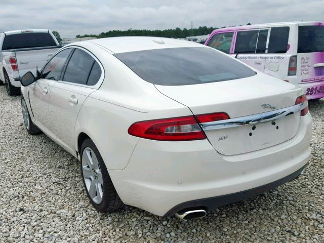 SAJWA05B09HR05310 - 2009 JAGUAR XF LUXURY WHITE photo 3